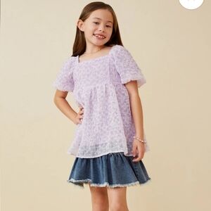 Hayden Light Purple Kids Blouse Size Small